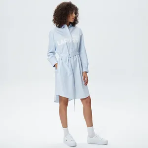 Платье Lacoste свободного кроя, синий, арт. EF0307