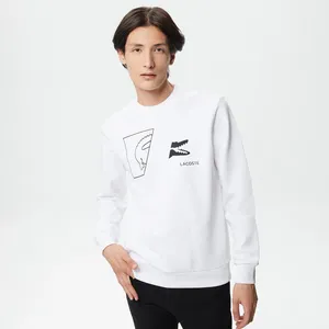 Свитшот Lacoste с принтом, белый, арт. SH2420