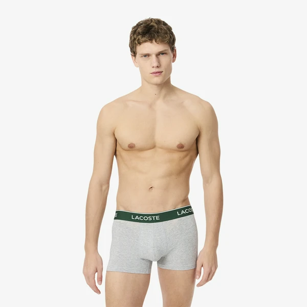 Мужские боксеры Lacoste, серый, арт. 5H1297