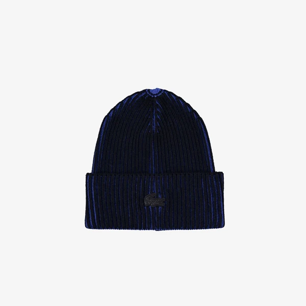 Вязаная шапка Lacoste, синий, арт. RB2601