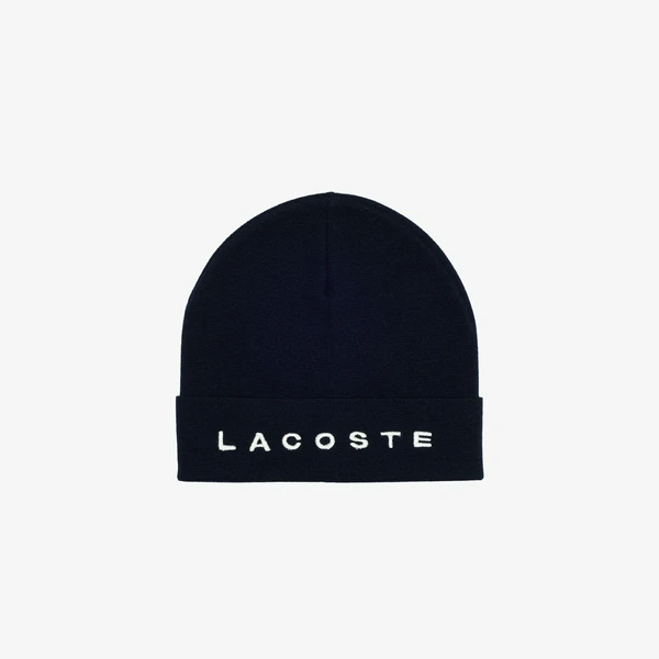 Вязаная шапка Lacoste, черный, арт. RB2203