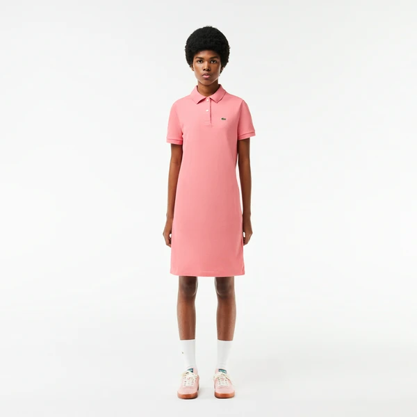 Платье Lacoste поло, розовый, арт. EF7767