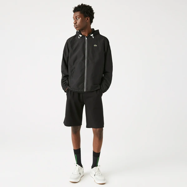 Ветровка Lacoste с капюшоном, черный, арт. BH2512