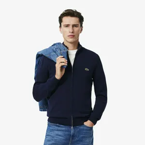 Свитер Lacoste на молнии, синий, арт. AH1957