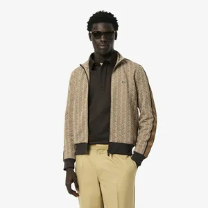 Толстовка Lacoste PARIS жаккардовая, коричневый, арт. SH1368