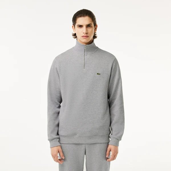 Толстовка Lacoste с высоким воротом, серый, арт. SH1927