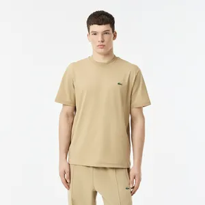 Футболка Lacoste базовая, бежевый, арт. TH7318