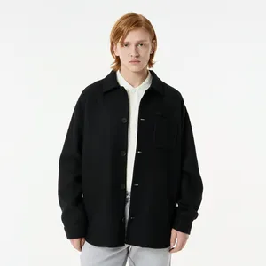Куртка Lacoste из смеси с овечьей шерстью, черный, арт. BH0514