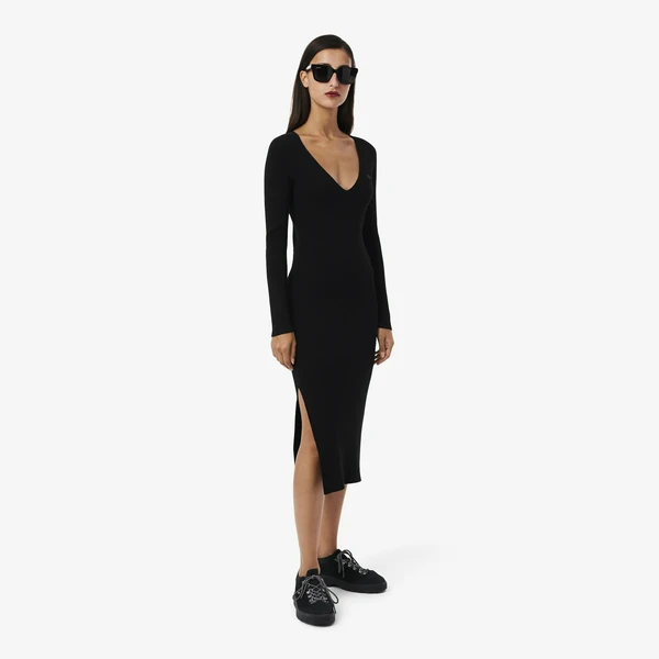 Платье Lacoste бесшовное, черный, арт. EF4175