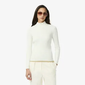 Свитер Lacoste с высоким воротником, белый, арт. AF4144