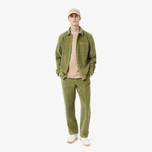 Брюки Lacoste вельветовые, хаки, арт. HH5963