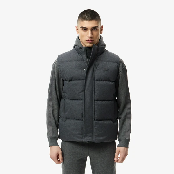 Жилет Lacoste стёганый, серый, арт. BH2634