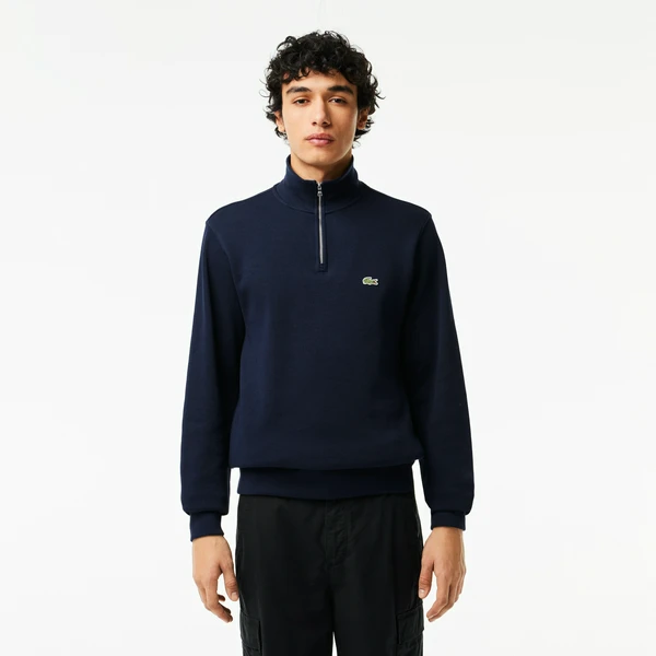 Толстовка Lacoste с высоким воротом, синий, арт. SH1927