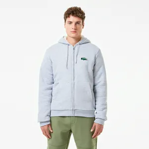 Толстовка Lacoste на молнии, серый, арт. SH2527