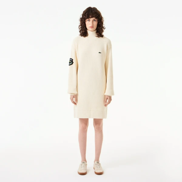 Платье Lacoste трикотажное, белый, арт. EF2511