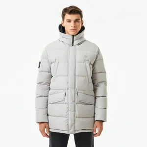 Куртка Lacoste удлиненная, серый, арт. BH2308
