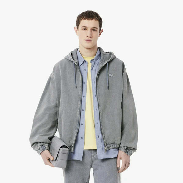 Джинсовая куртка Lacoste, серый, арт. BH0801