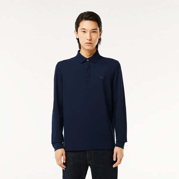 Поло Lacoste с длинными рукавами, синий, арт. PH2481