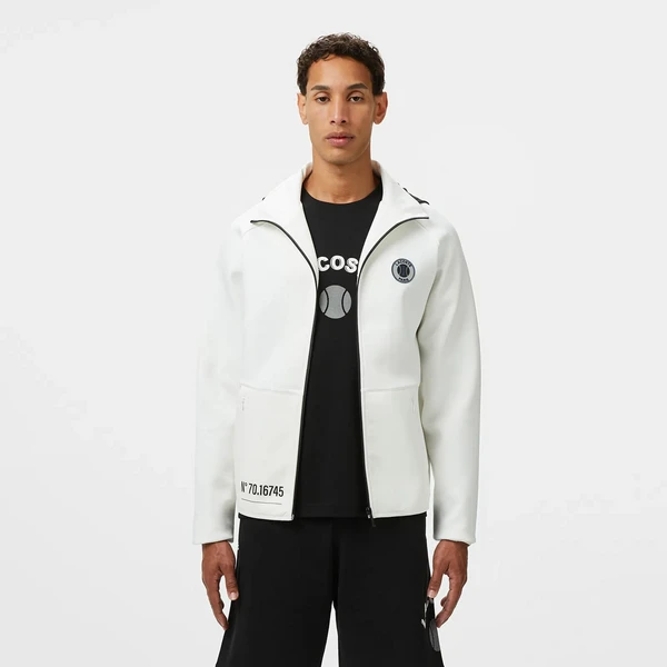 Толстовка Lacoste из хлопка, белый, арт. SH0501