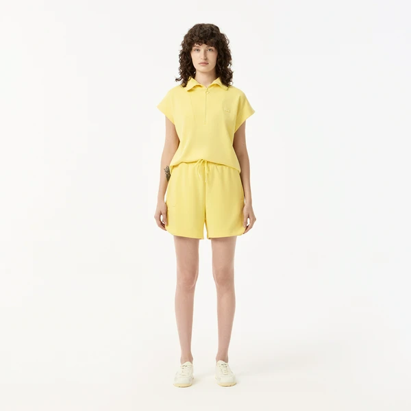 Шорты Lacoste спортивные с карманами, желтый, арт. GF0515