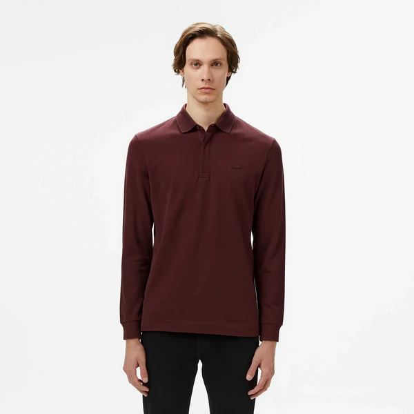 Поло Lacoste с длинными рукавами, красный, арт. PH2481