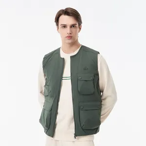 Жилет Lacoste с внешними карманами, хаки, арт. BH0513