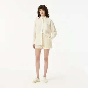 Шорты Lacoste Однотонные короткие, белый, арт. FF0401