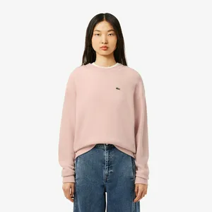 Свитер Lacoste с круглым вырезом, розовый, арт. AF9551