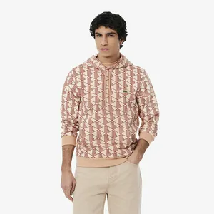 Флисовая толстовка Lacoste Monogram, коричневый, арт. SH2855