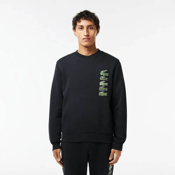 Свитшот Lacoste с флисом, синий, арт. SH3581