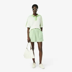 Шорты женские Lacoste из льна, белый, арт. FF0226