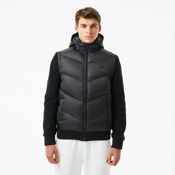Куртка-безрукавка Lacoste с отстегивающимися рукавами, черный, арт. BH2212R