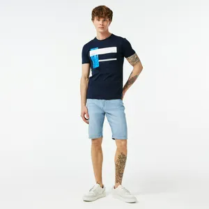 Джинсовые шорты Lacoste, голубой, арт. FH0952