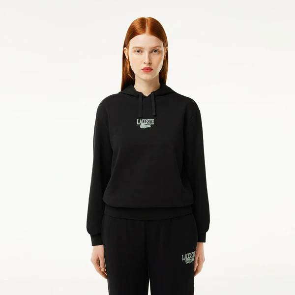 Толстовка Lacoste Jogger с принтом, черный, арт. SF0884