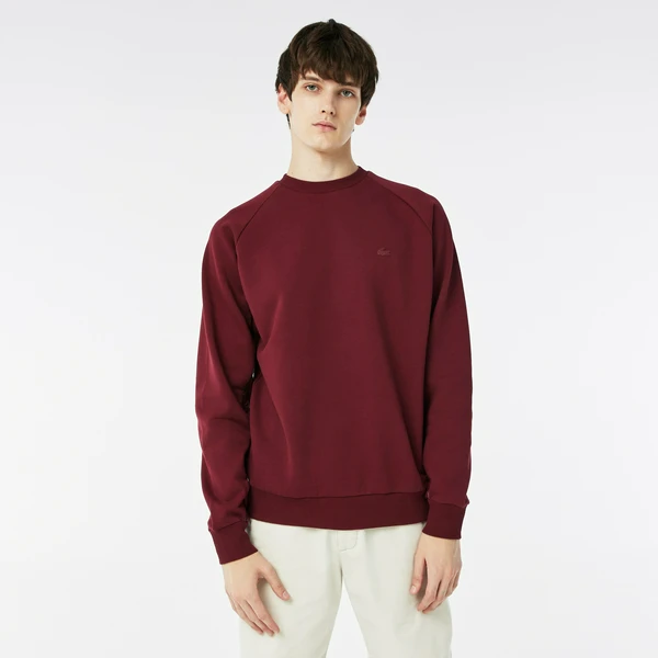 Свитшот Lacoste с круглым вырезом, красный, арт. SH2410