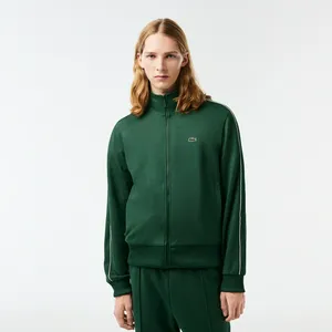Толстовка мужская Lacoste на молнии, зеленый, арт. SH1457