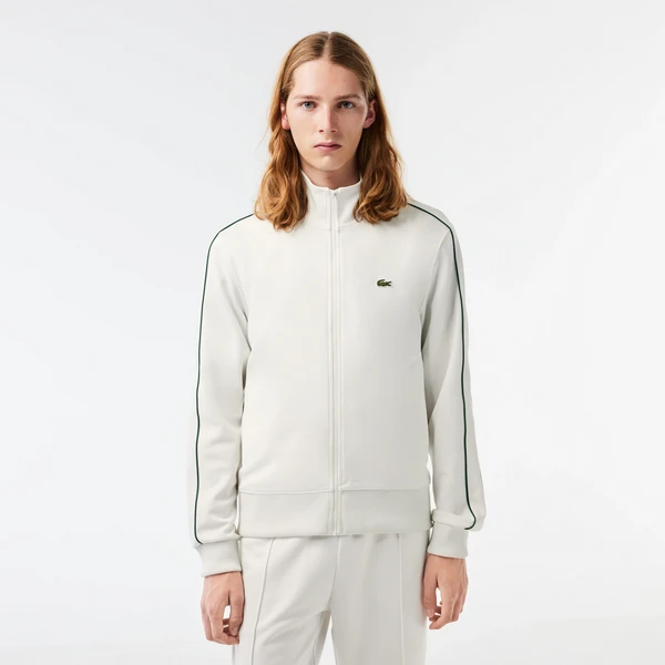 Мужская толстовка на молнии Lacoste, белый, арт. SH1457