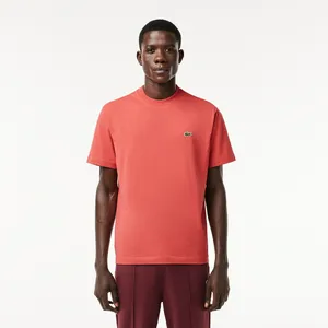 Футболка Lacoste хлопковая с коротким рукавом, розовый, арт. TH7318