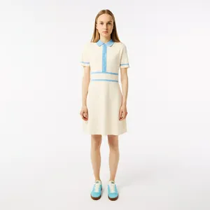 Платье Lacoste Contrast Seam, белый, арт. EF0231P