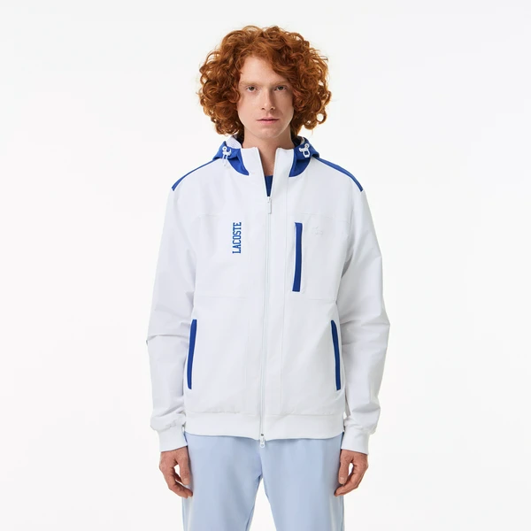 Ветровка Lacoste Lacoste print, белый, арт. BH0403