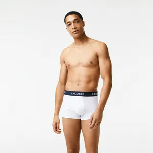 Мужское нижнее белье Lacoste однотонное (5 шт.), белый, арт. 5H5203