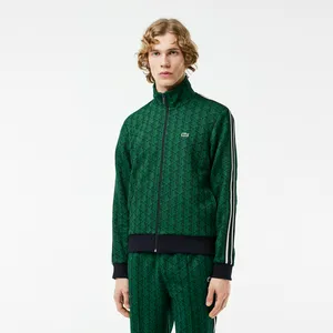 Мужская толстовка Lacoste PARIS с монограммой, зеленый, арт. SH1368