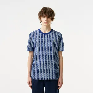 Футболка Lacoste из эластичного хлопка, голубой, арт. TH2410