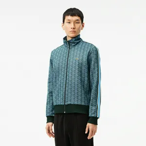Мужская толстовка Lacoste PARIS с монограммой, зеленый, арт. SH1368