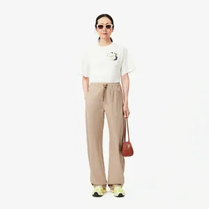Брюки Lacoste из мягкой фланели, бежевый, арт. HF4206