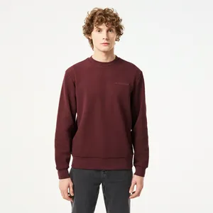 Свитшот Lacoste хлопковый, бордовый, арт. SH2858