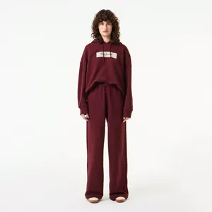 Женские спортивные брюки Lacoste с высокой талией, бордовый, арт. XF2507R