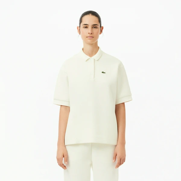 Женское поло Lacoste из органического хлопка, белый, арт. PF1660