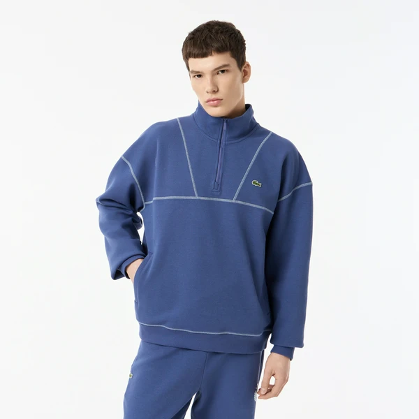 Толстовка Lacoste из органического хлопка, синий, арт. SH0516