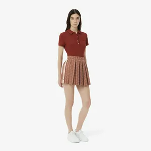 Женская юбка Lacoste из смеси хлопка, коричневый, арт. JF0516